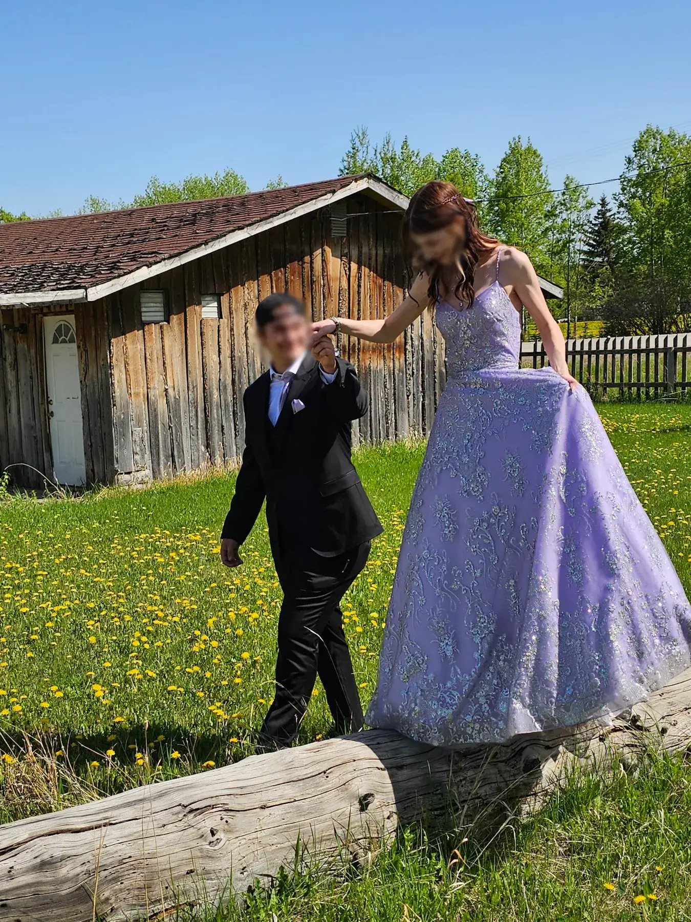 Lavender Formal Gown