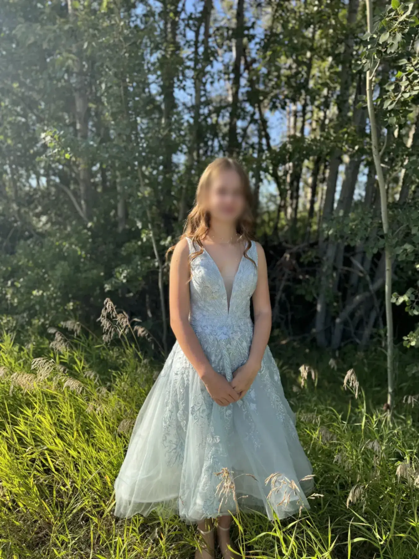Light Blue Formal Dress
