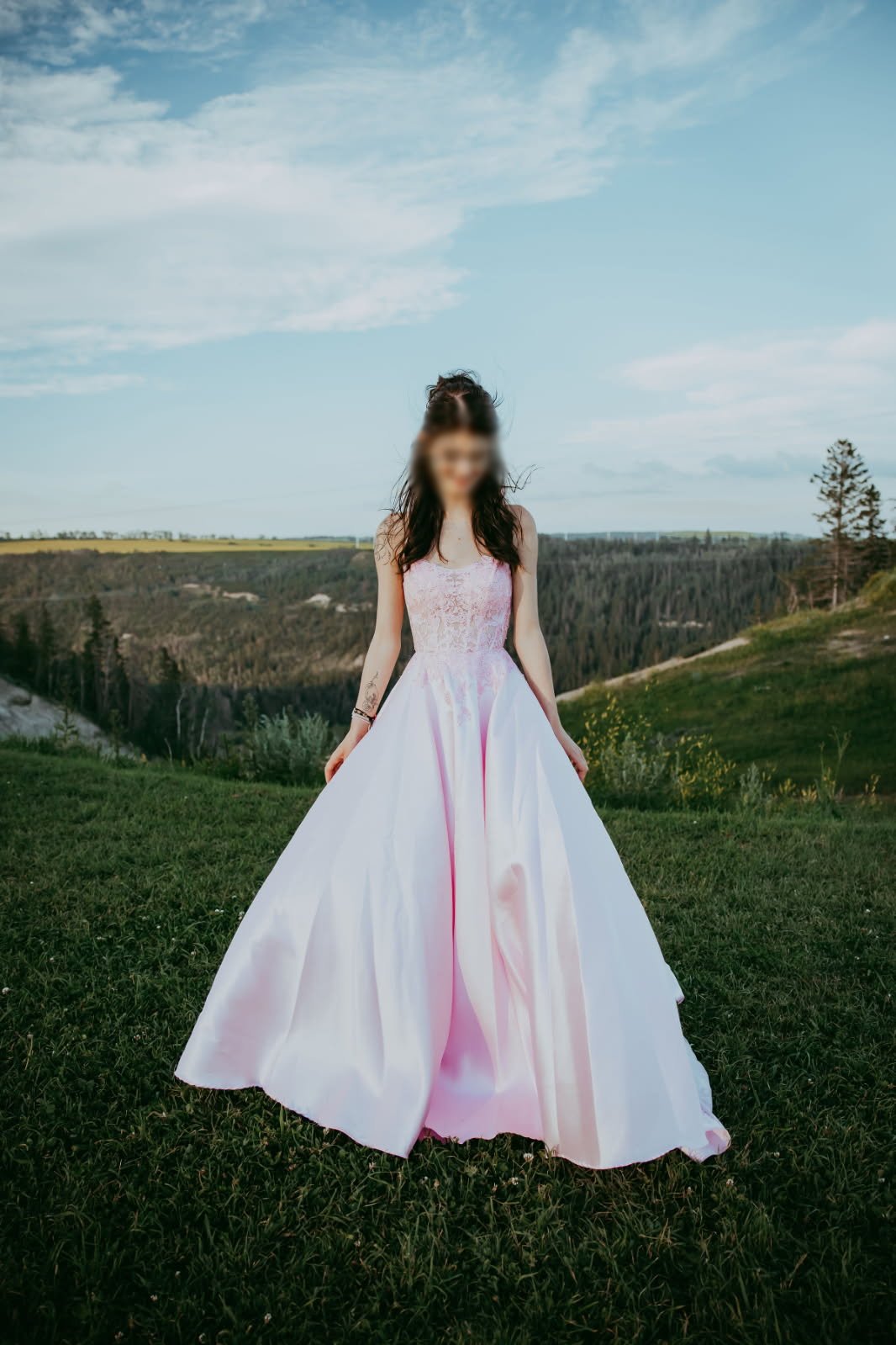 Pink Prom Dress Front